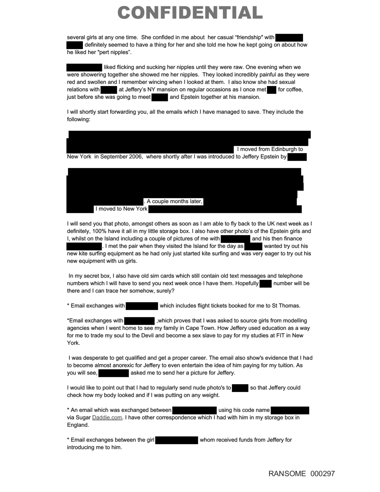 Exhibit 6, redacted